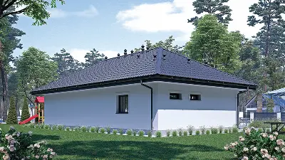 Budynek usługowy UC67d — wizualizacje 2 (odbicie lustrzane)