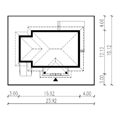 Bukowy las — plan sytuacyjny 1 (odbicie lustrzane)