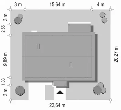 Bursztyn — plan sytuacyjny 1