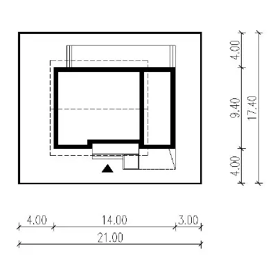 Cenny - wariant II (etap I) — plan sytuacyjny 1