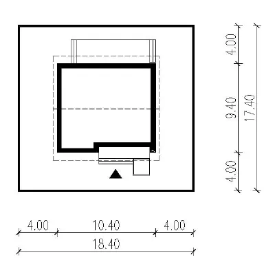 Cenny - wariant III (etap I) — plan sytuacyjny 1