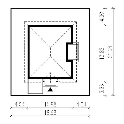 Ciepłe wspomnienia — plan sytuacyjny 1 (odbicie lustrzane)