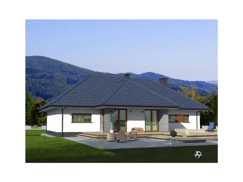 Projekt domu Colorado — wizualizacja
