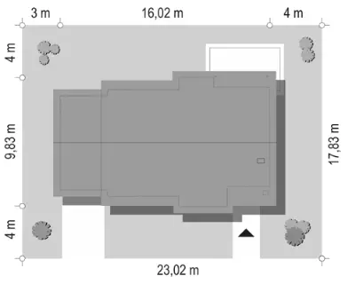 Cypisek 3 — plan sytuacyjny 1