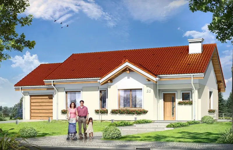 Projekt domu Cypisek 3 — wizualizacja