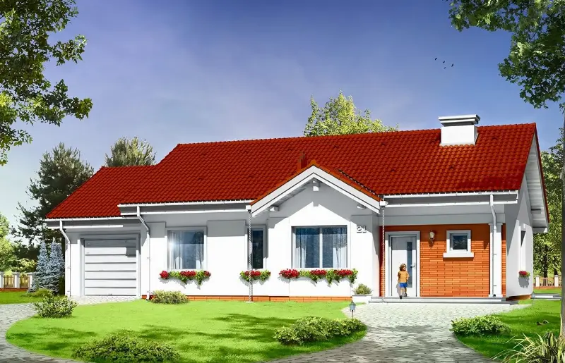 Projekt domu Cypisek 4 — wizualizacja