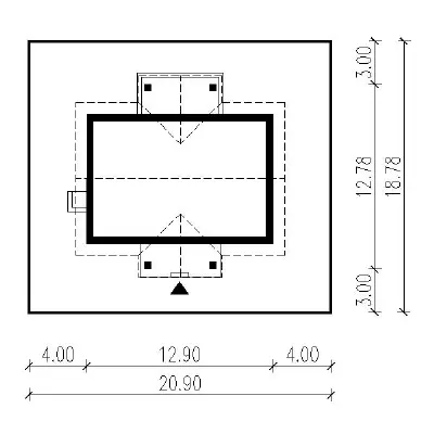 Czarujący — plan sytuacyjny 1 (odbicie lustrzane)