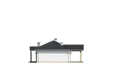 Czaruś — elewacje 4 (odbicie lustrzane)