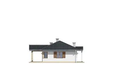 Czaruś — elewacje 3 (odbicie lustrzane)
