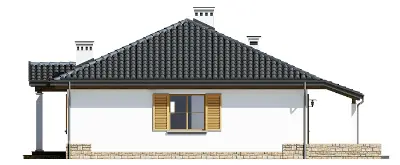 Cztery Kąty 4 — elewacje 3 (odbicie lustrzane)