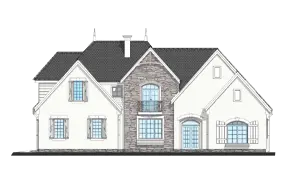 Projekt domu Dallas wariant B — wizualizacja