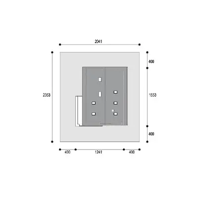 Denver — plan sytuacyjny 1 (odbicie lustrzane)