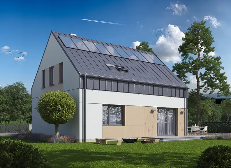Projekt domu Dla każdego N — wizualizacja
