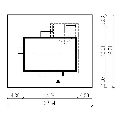 Dla rodziny G1 — plan sytuacyjny 1 (odbicie lustrzane)