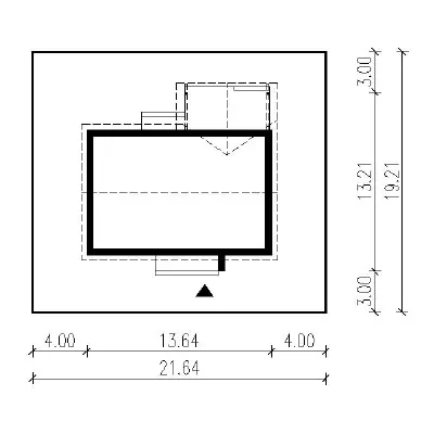 Dla rodziny A pa — plan sytuacyjny 1 (odbicie lustrzane)