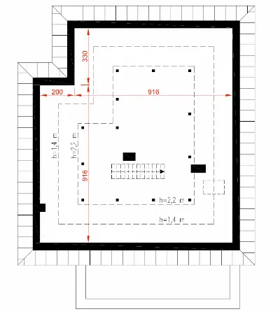 Dobry czas AG2 — rzuty kondygnacji 2