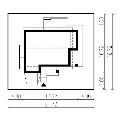 Dobry pomysł - wariant I — plan sytuacyjny 1 (odbicie lustrzane)