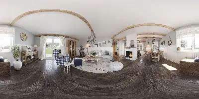 Dom na górce — panoramy 360° 1