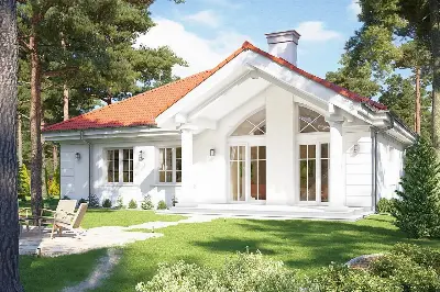 Dom na Parkowej 2 — wizualizacje 2 (odbicie lustrzane)