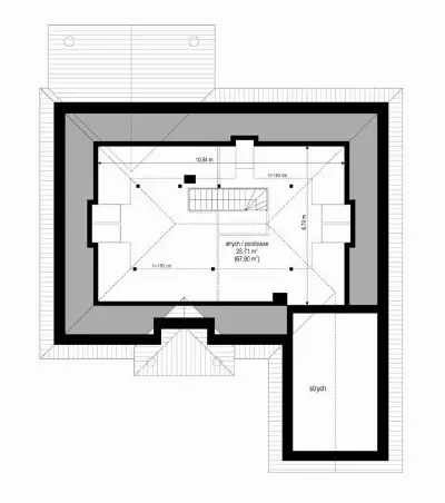 Dom na Parkowej 3 — wizualizacje 4 (odbicie lustrzane)