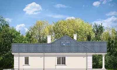 Dom na Parkowej 4 — elewacje 4 (odbicie lustrzane)