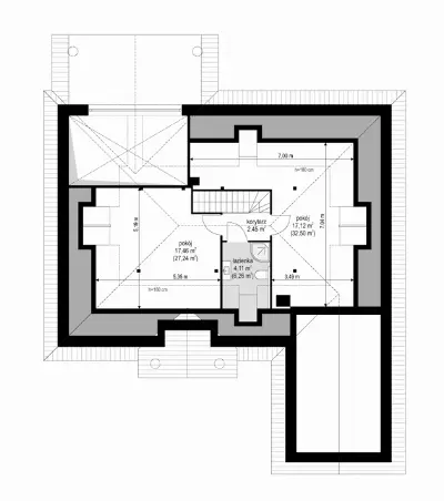 Dom na Parkowej 5 — wizualizacje 6 (odbicie lustrzane)