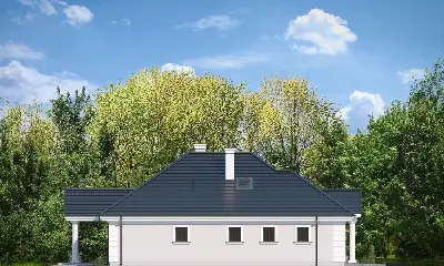 Dom na Parkowej 7 B — elewacje 4