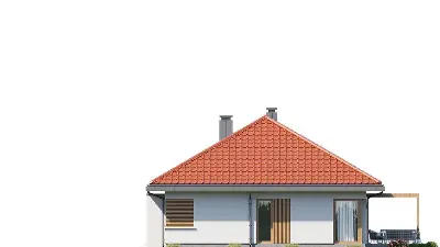 Dom na Praktycznej 3 — elewacje 3 (odbicie lustrzane)