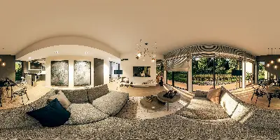 Dom oszczędny - wariant I (z wentylacją mechaniczną i rekuperacją) — panoramy 360° 1
