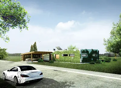 Dom oszczędny (z wentylacją mechaniczną i rekuperacją) — wersje stylistyczne 20