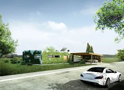 Dom oszczędny (z wentylacją mechaniczną i rekuperacją) — wersje stylistyczne 19