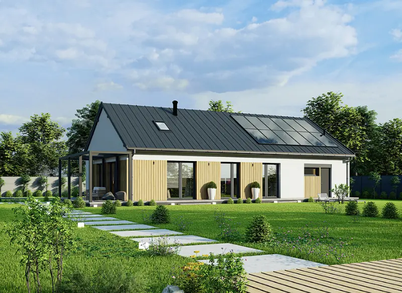 Projekt domu Dom Wiktorii ADG1 — wizualizacja