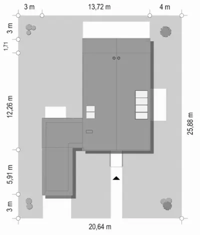 Domino — plan sytuacyjny 1