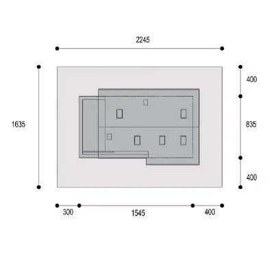 DomPasja 56 — plan sytuacyjny 1 (odbicie lustrzane)