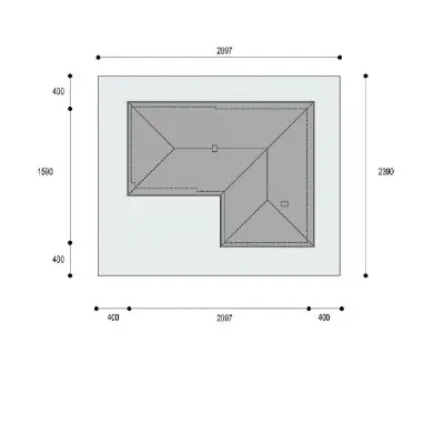 Dompasja 58 — plan sytuacyjny 1 (odbicie lustrzane)