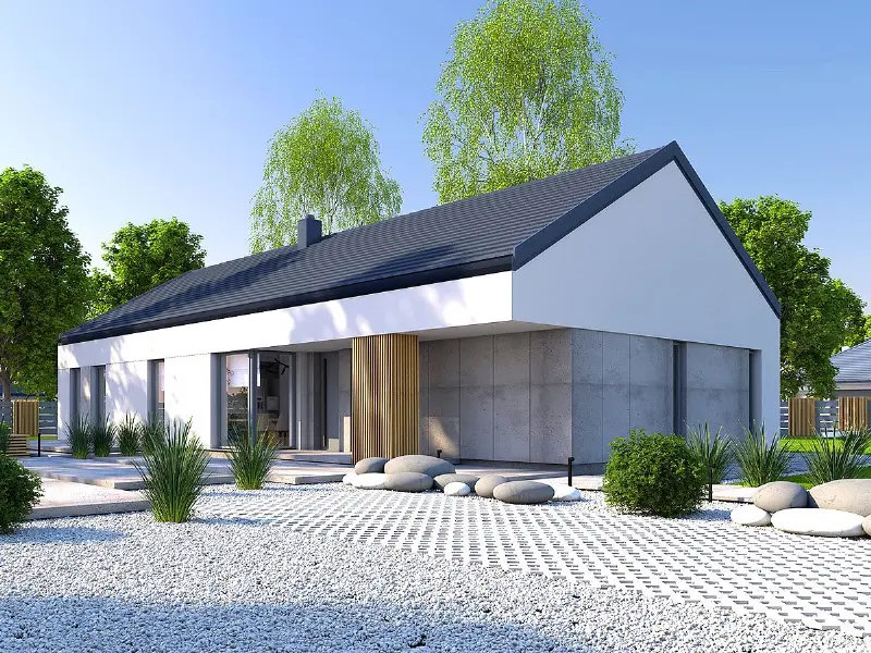 Projekt domu Dompasja 61 — wizualizacja