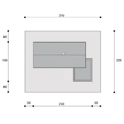 Dompasja 61 B — plan sytuacyjny 1