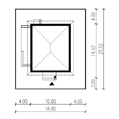 Dopasowany — plan sytuacyjny 1