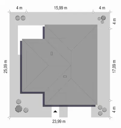 Doskonały — plan sytuacyjny 1 (odbicie lustrzane)