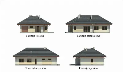 Duże możliwości — elewacje 1 (odbicie lustrzane)