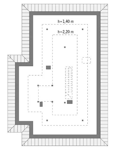 Duże możliwości — rzuty kondygnacji 2
