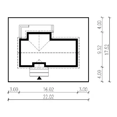 Efektowny — plan sytuacyjny 1 (odbicie lustrzane)
