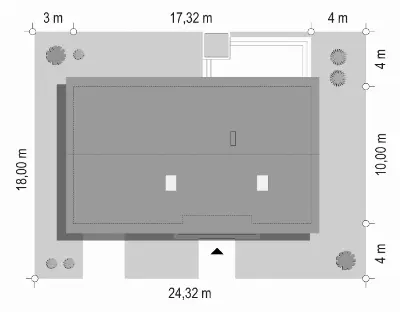 Ekonomiczny 3 — plan sytuacyjny 1 (odbicie lustrzane)