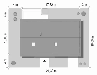 Ekonomiczny 3 — plan sytuacyjny 1