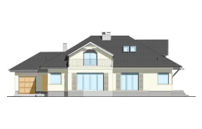 Projekt domu Familijny wariant B — wizualizacja
