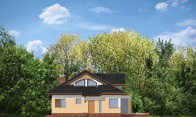 Familijny — elewacje 3 (odbicie lustrzane)