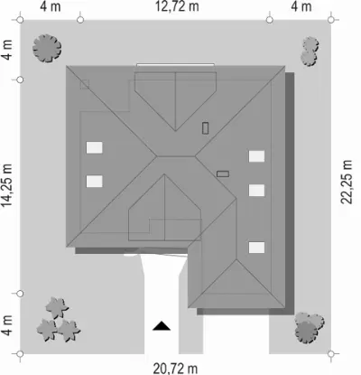 Fantazja — plan sytuacyjny 1