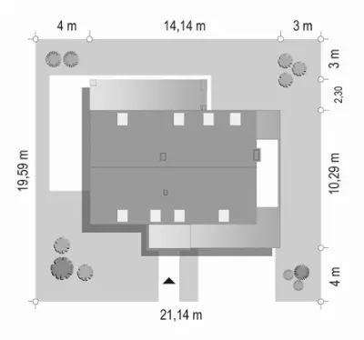 Fokstrot — plan sytuacyjny 1 (odbicie lustrzane)