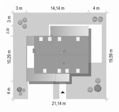 Fokstrot — plan sytuacyjny 1