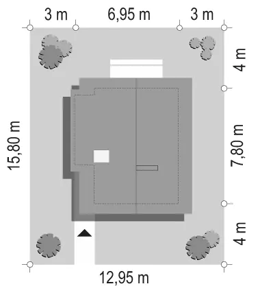 Francik — plan sytuacyjny 1 (odbicie lustrzane)